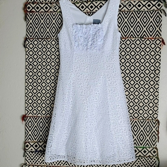 rabbit white petite white lace dress - Picture 1 of 4